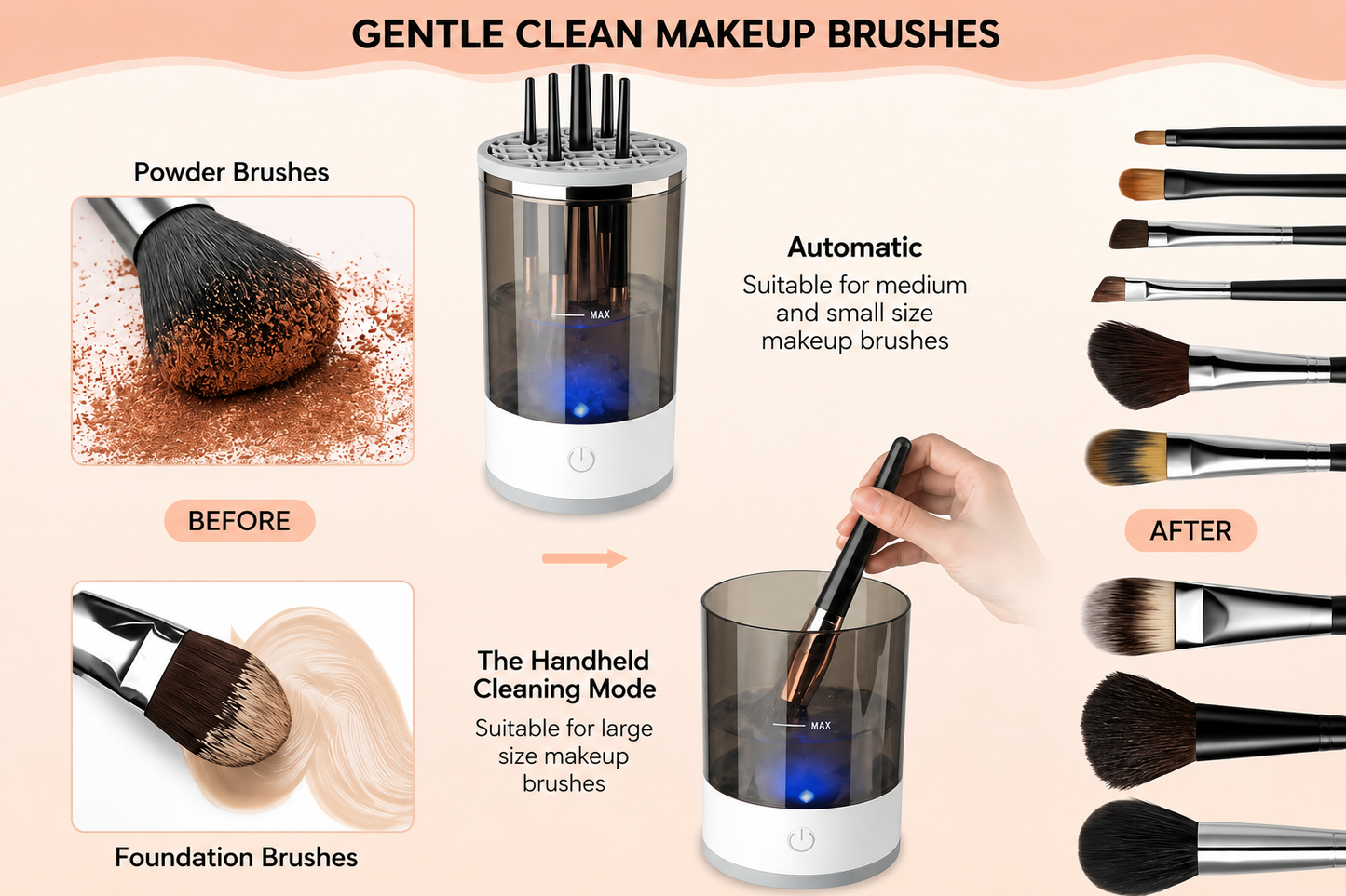 Bare Base Beauty™ Brush Refresher (Brush cleaner)