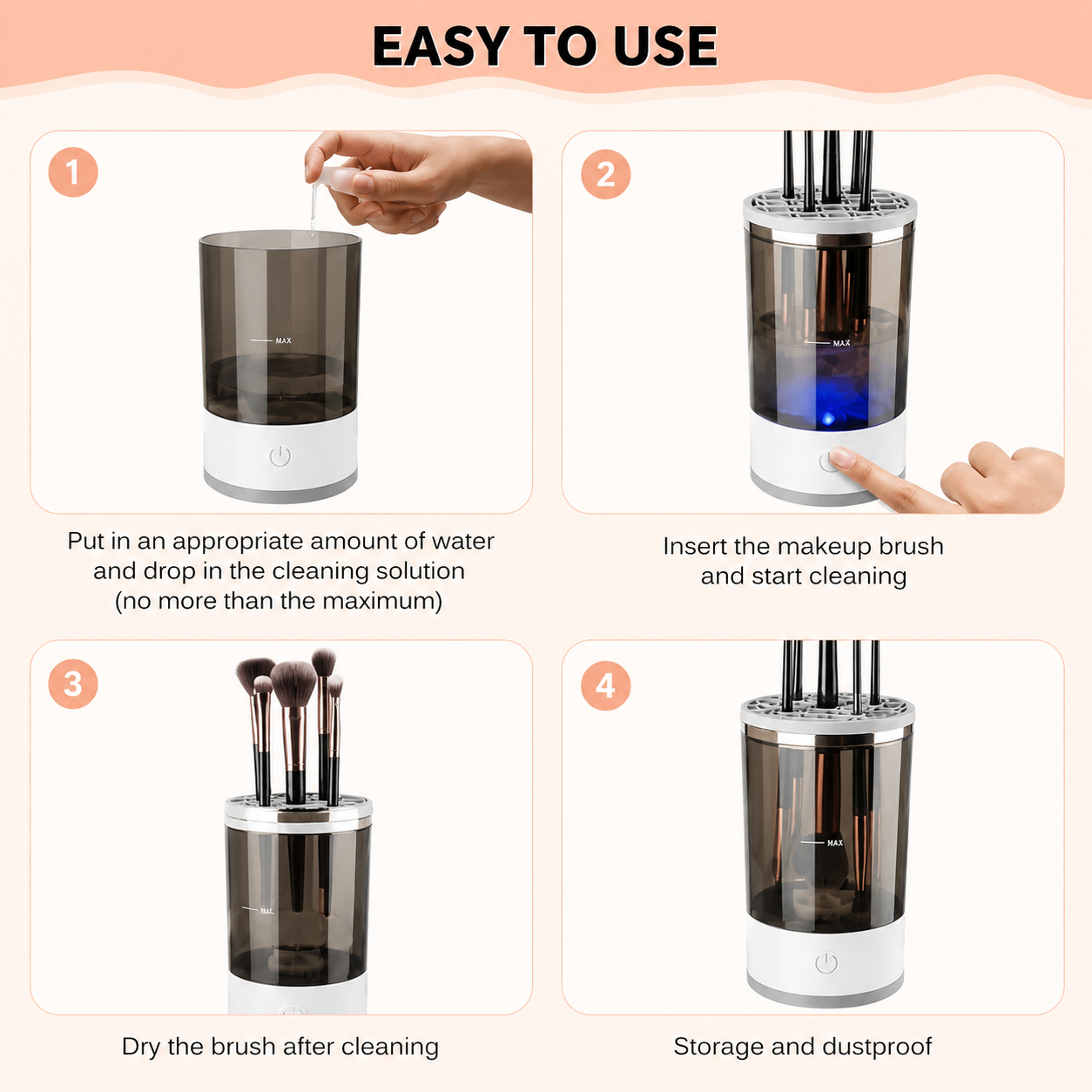Bare Base Beauty™ Brush Refresher (Brush cleaner)